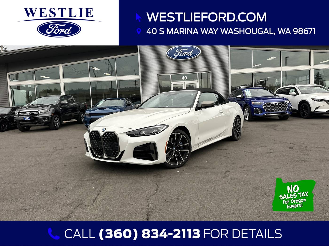 2022 BMW 4 Series M440i — Convertible — 9,474 mi — Washougal, WA