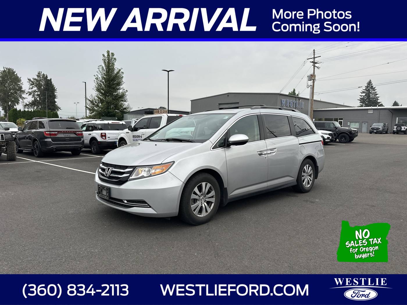 2015 Honda Odyssey EX-L — Minivan — 77,258 mi — Washougal, WA