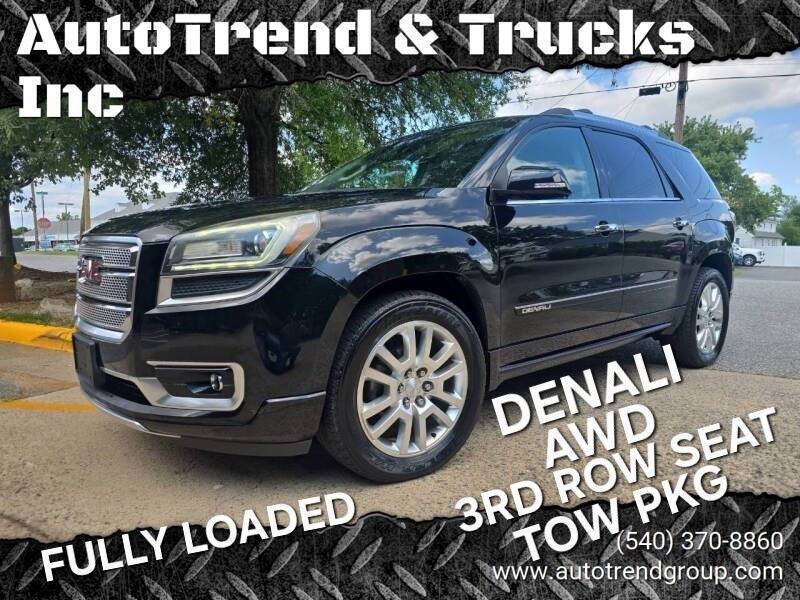 2016 GMC Acadia Denali — SUV — 131,664 mi — Fredricksburg, VA