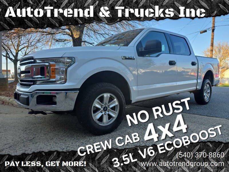 2019 Ford F-150 XLT — Pickup Truck — 138,240 mi — Fredricksburg, VA