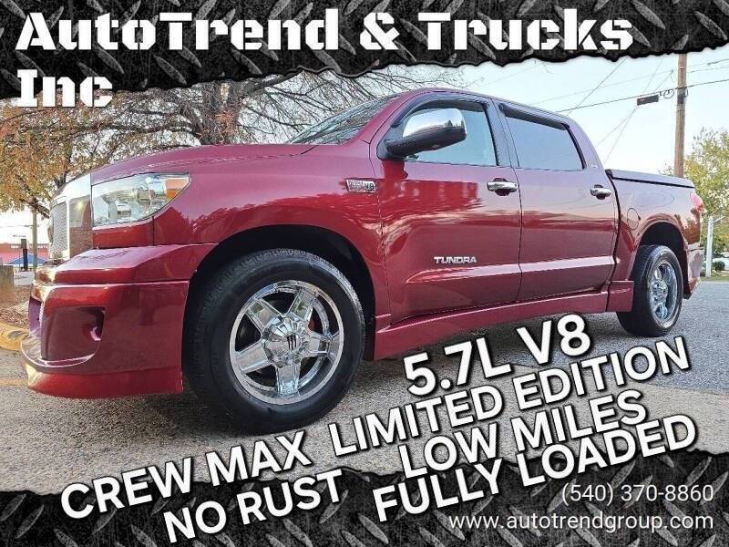 2007 Toyota Tundra Limited — Pickup Truck — 76,732 mi — Fredricksburg, VA