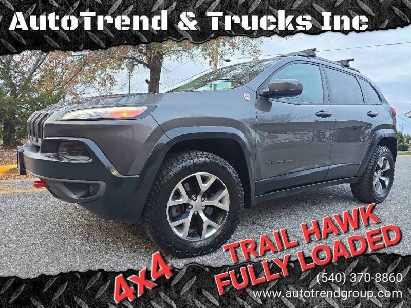 2015 Jeep Cherokee Trailhawk — SUV — 143,226 mi — Fredricksburg, VA
