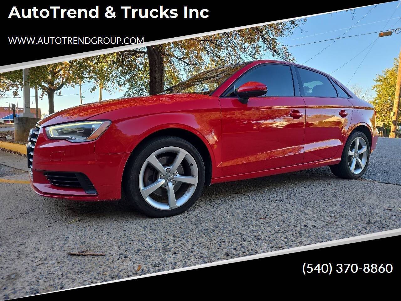 2015 Audi A3 Premium — Sedan — 118,118 mi — Fredricksburg, VA