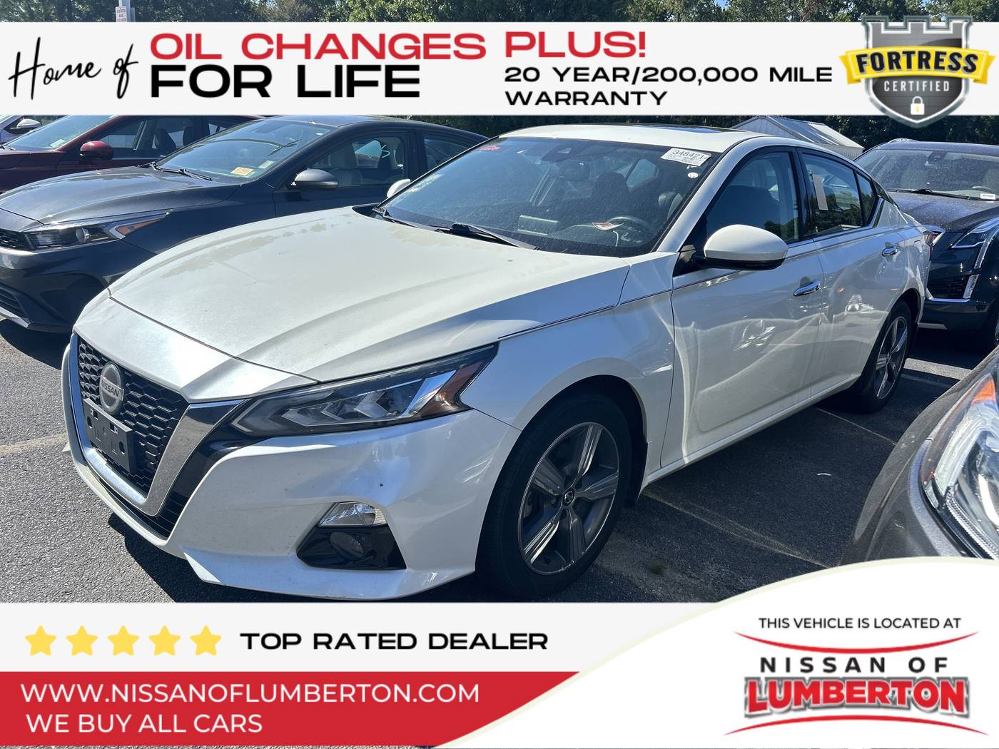 2019 Nissan Altima SV — Sedan — 44,509 mi — Lumberton, NC