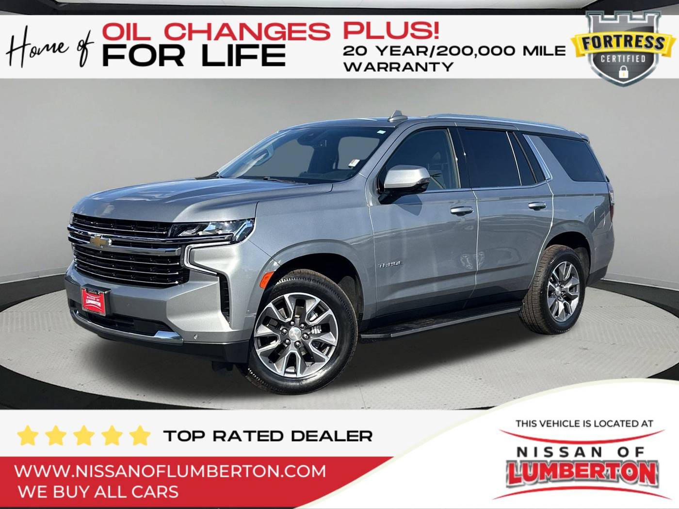 2023 Chevrolet Tahoe LT — SUV — 58,542 mi — Lumberton, NC