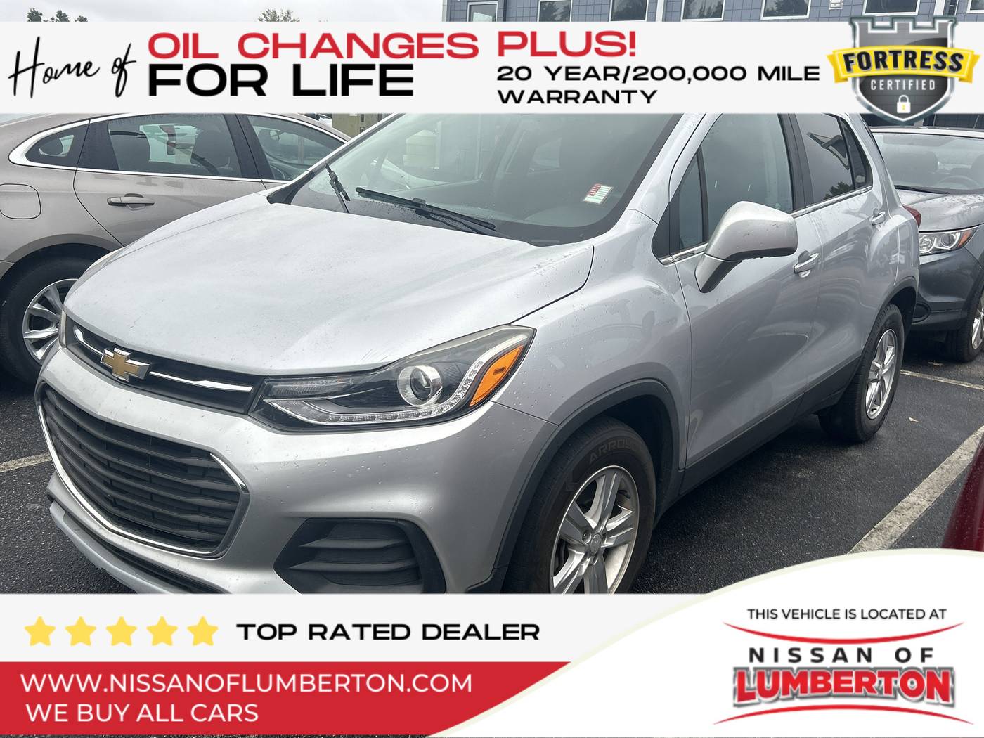 2017 Chevrolet Trax LT — SUV — 121,329 mi — Lumberton, NC