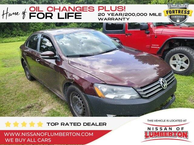 2014 Volkswagen Passat S — Sedan — 209,370 mi — Lumberton, NC