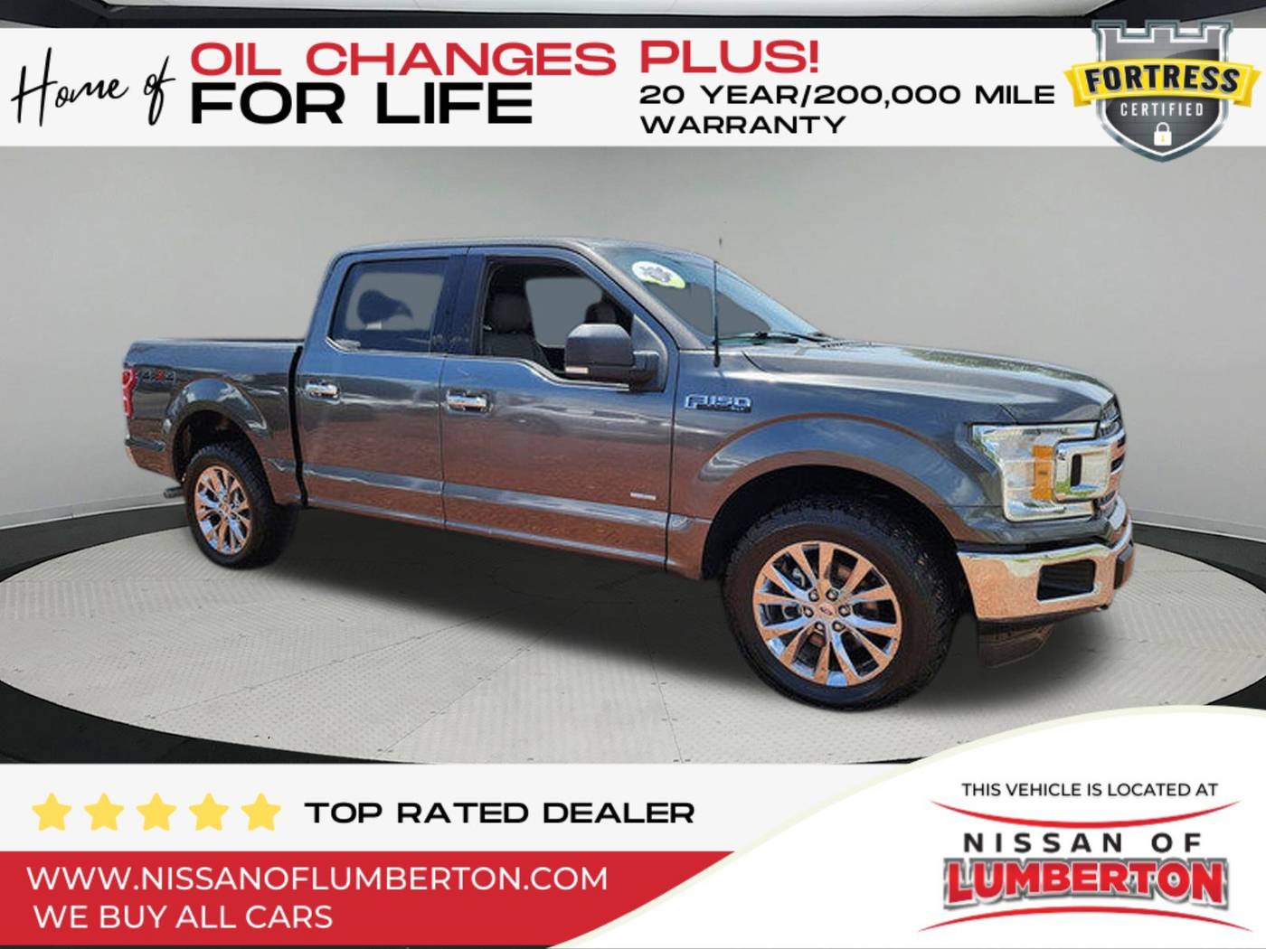 2018 Ford F-150 XLT — Pickup Truck — 100,853 mi — Lumberton, NC