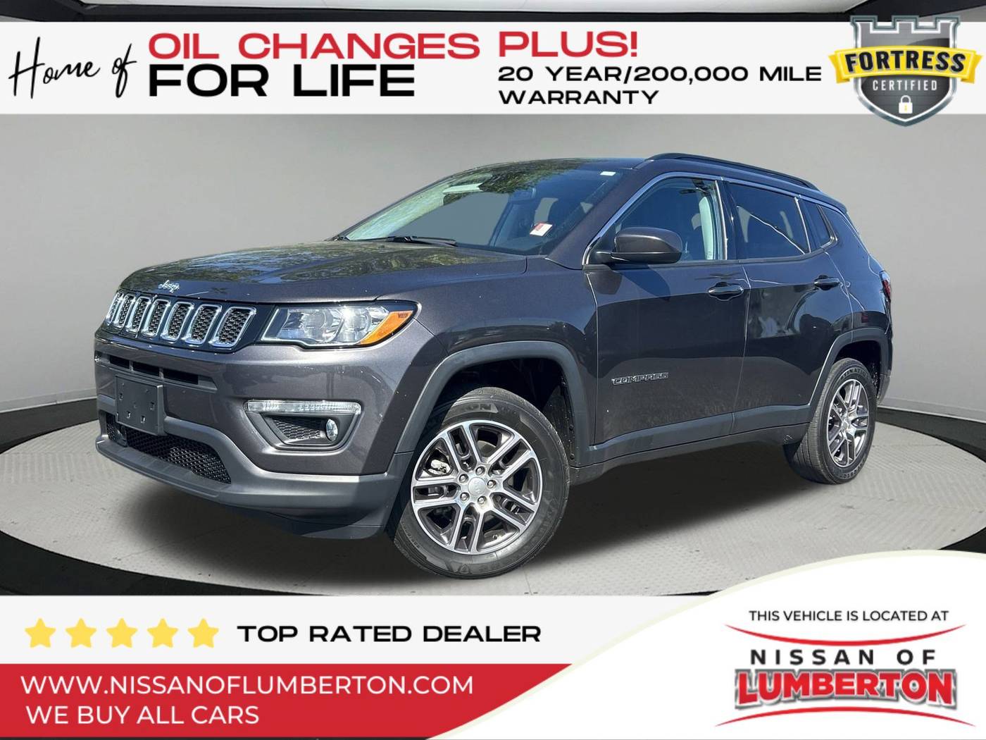 2020 Jeep Compass Latitude — SUV — 26,562 mi — Lumberton, NC