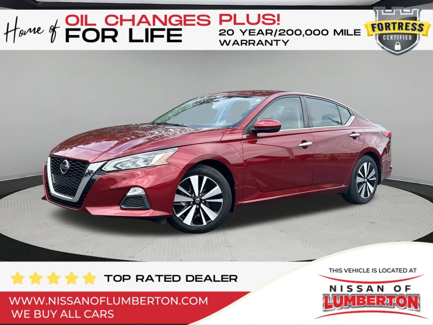 2022 Nissan Altima SV — Sedan — 53,815 mi — Lumberton, NC
