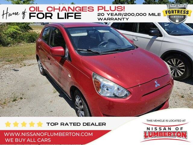 2015 Mitsubishi Mirage DE — Hatchback — 69,692 mi — Lumberton, NC