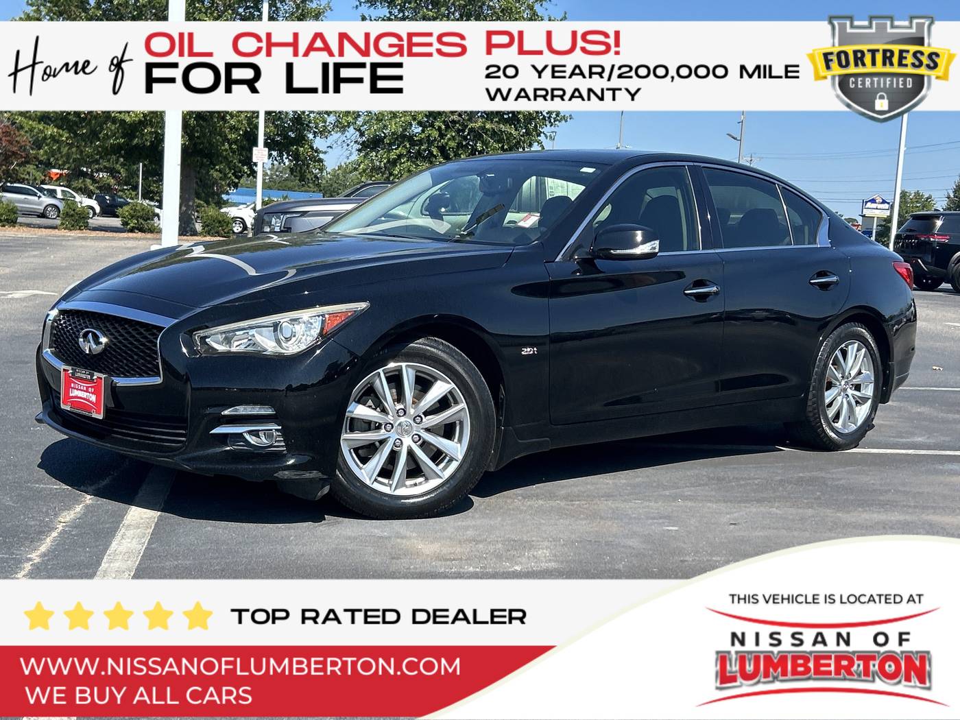 2016 INFINITI Q50 2.0t Premium — Sedan — 80,000 mi — Lumberton, NC