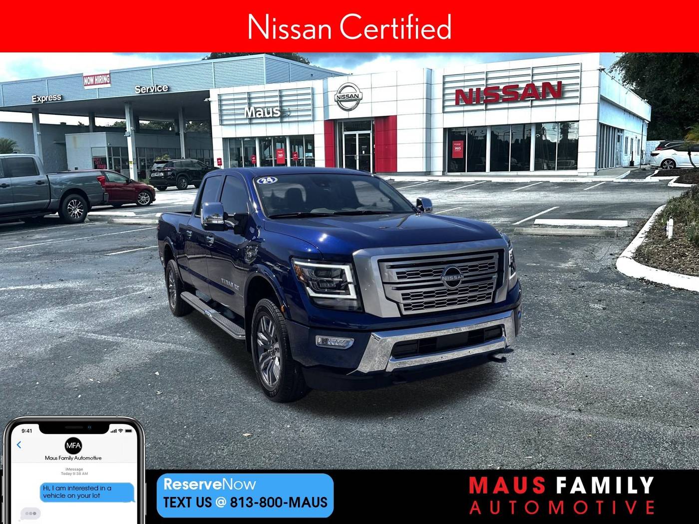 2024 Nissan Titan XD Platinum Reserve — Pickup Truck — 8,971 mi — Tampa, FL