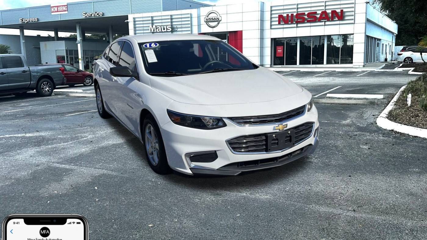 2016 Chevrolet Malibu LS — Sedan — 70,191 mi — Tampa, FL