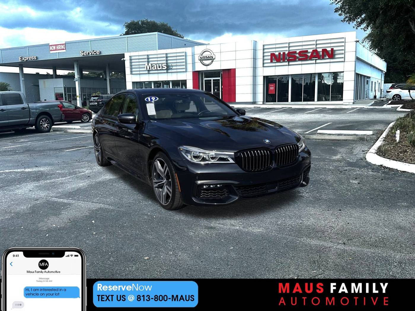 2019 BMW 7 Series 750i — Sedan — 41,457 mi — Tampa, FL