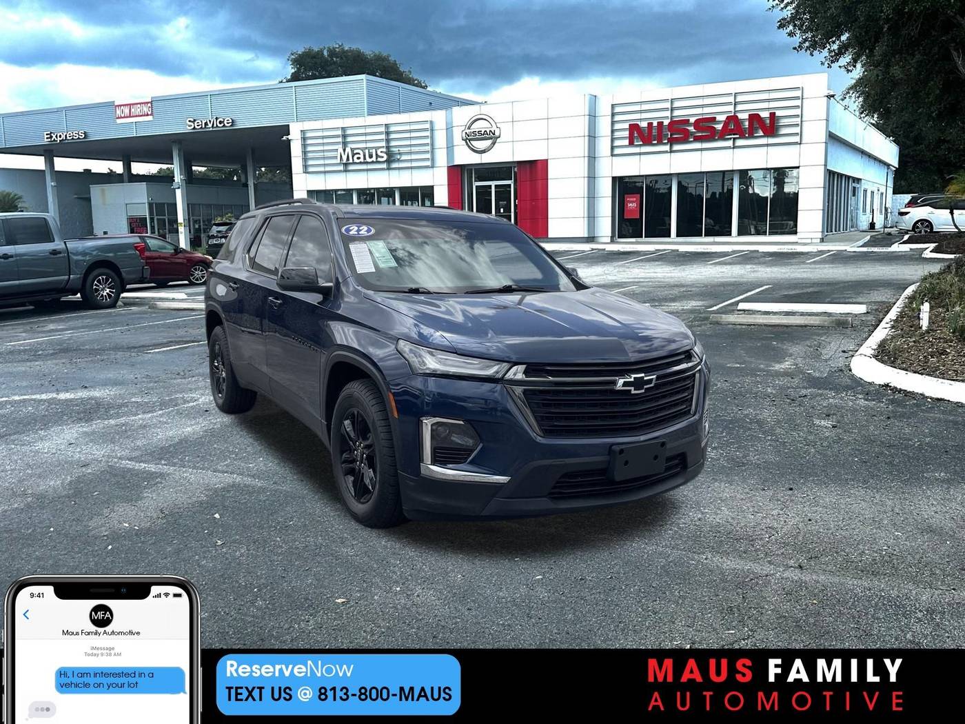2022 Chevrolet Traverse LS — SUV — 66,168 mi — Tampa, FL