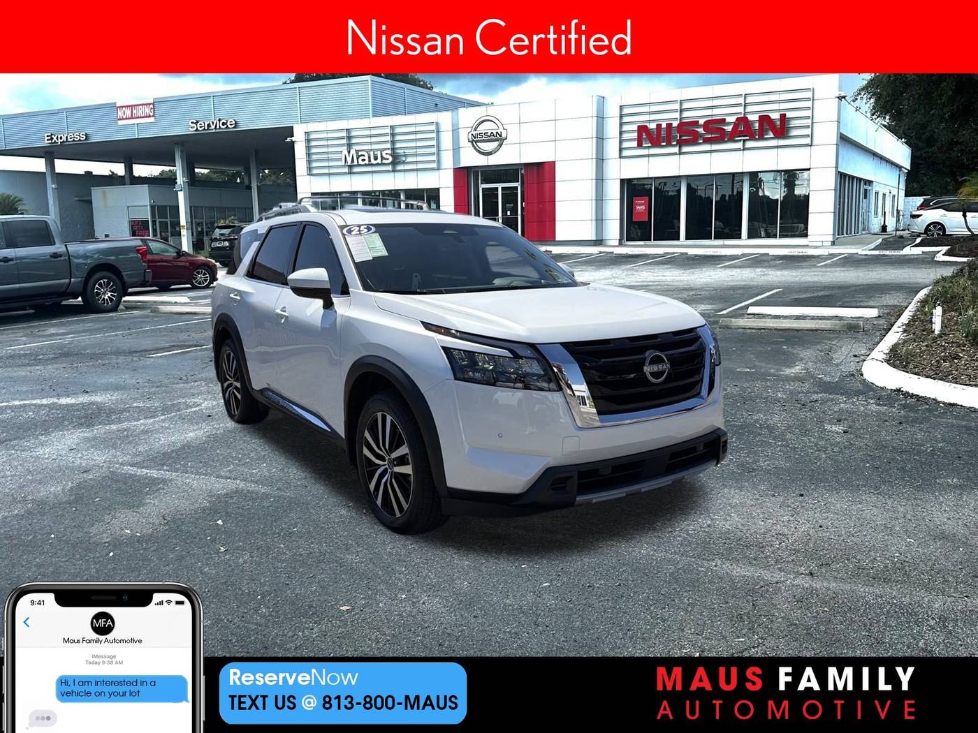 2025 Nissan Pathfinder Platinum — SUV — 10,128 mi — Tampa, FL