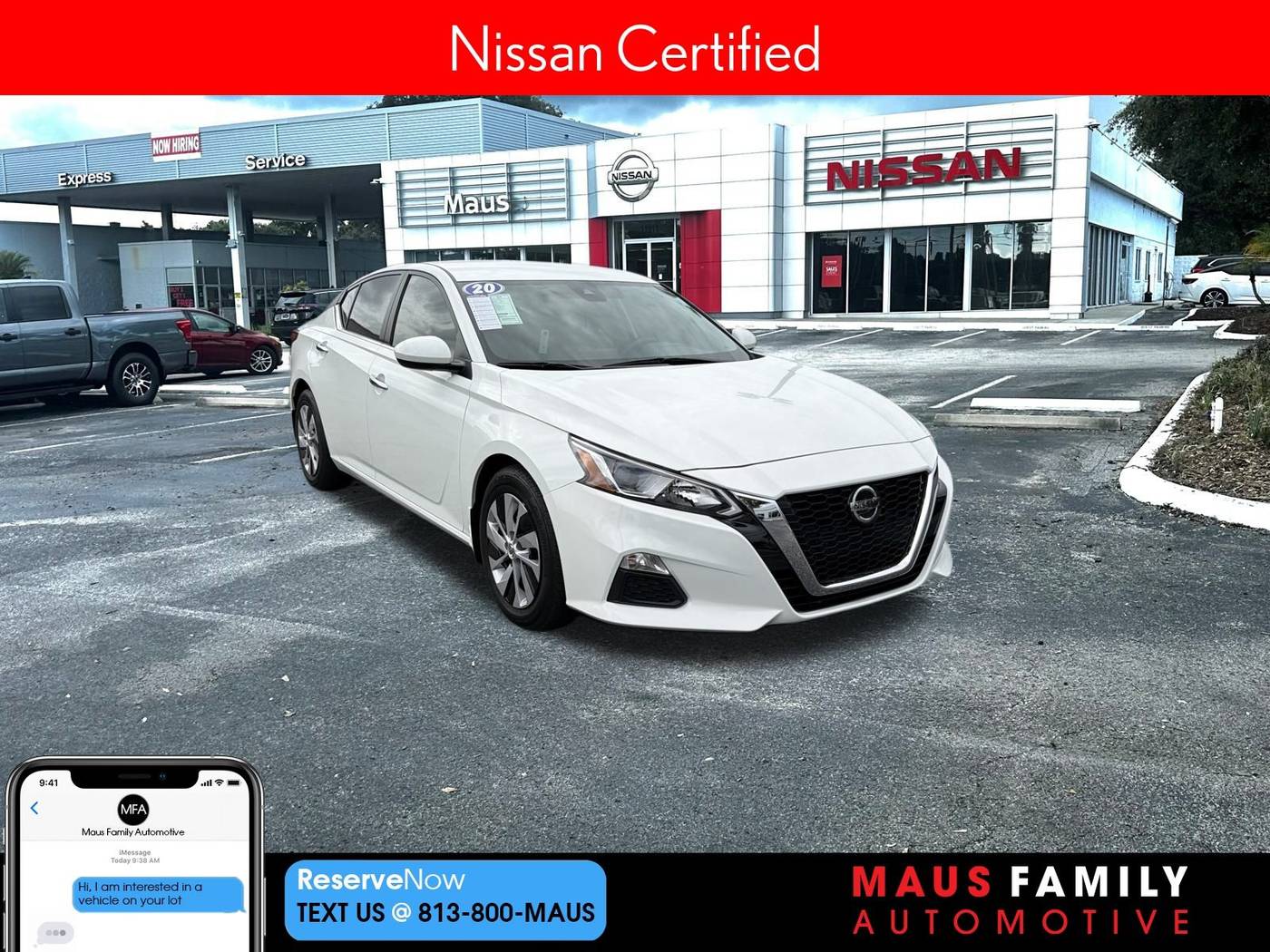2020 Nissan Altima S — Sedan — 24,220 mi — Tampa, FL