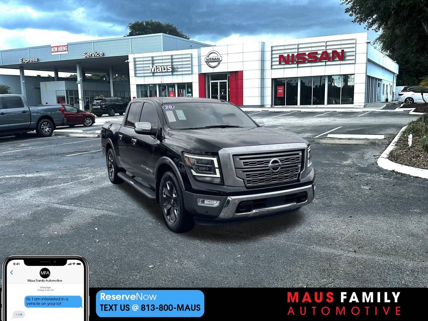 2020 Nissan Titan Platinum Reserve — Pickup Truck — 73,474 mi — Tampa, FL