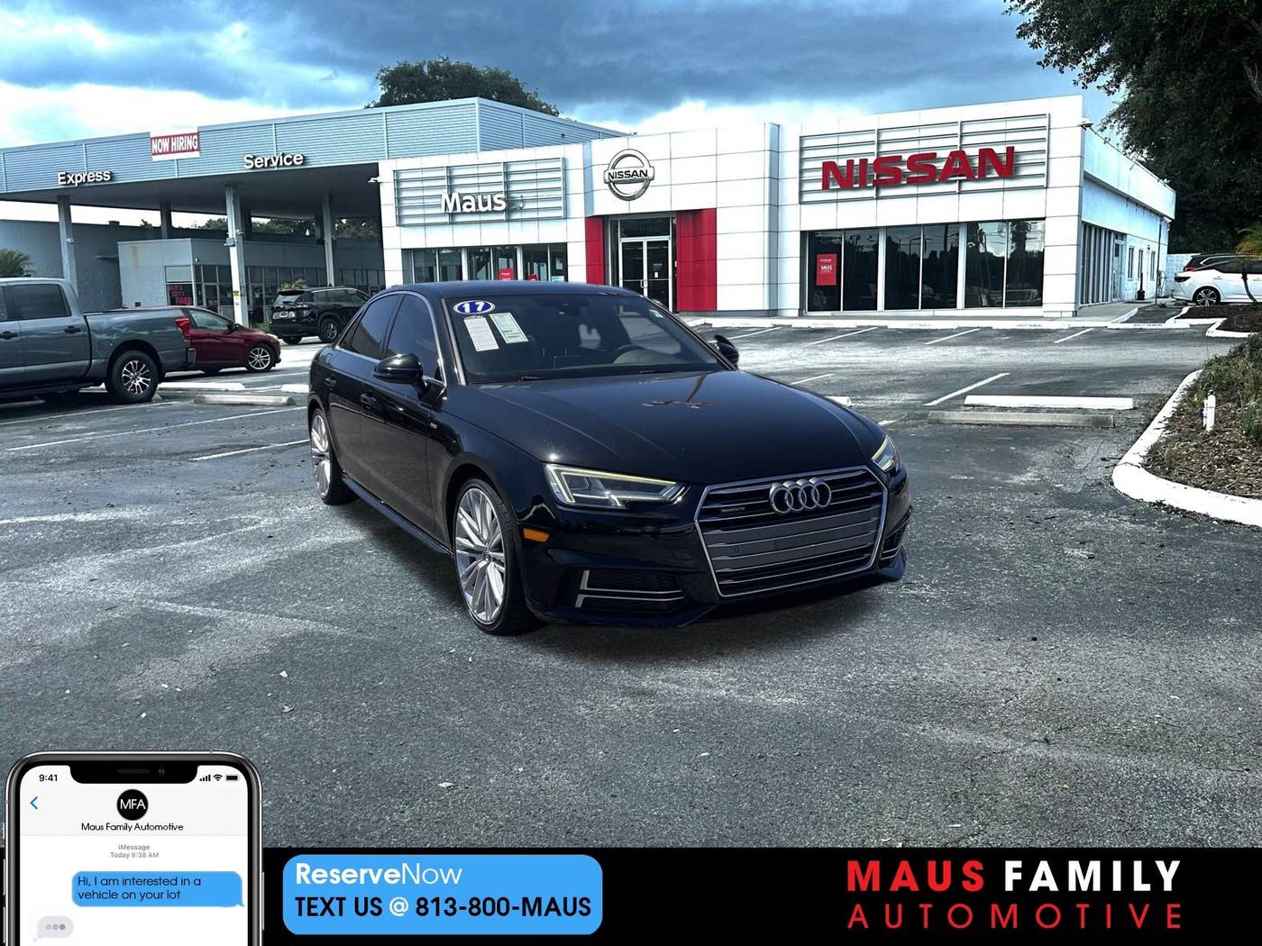 2017 Audi A4 Premium Plus — Sedan — 88,109 mi — Tampa, FL