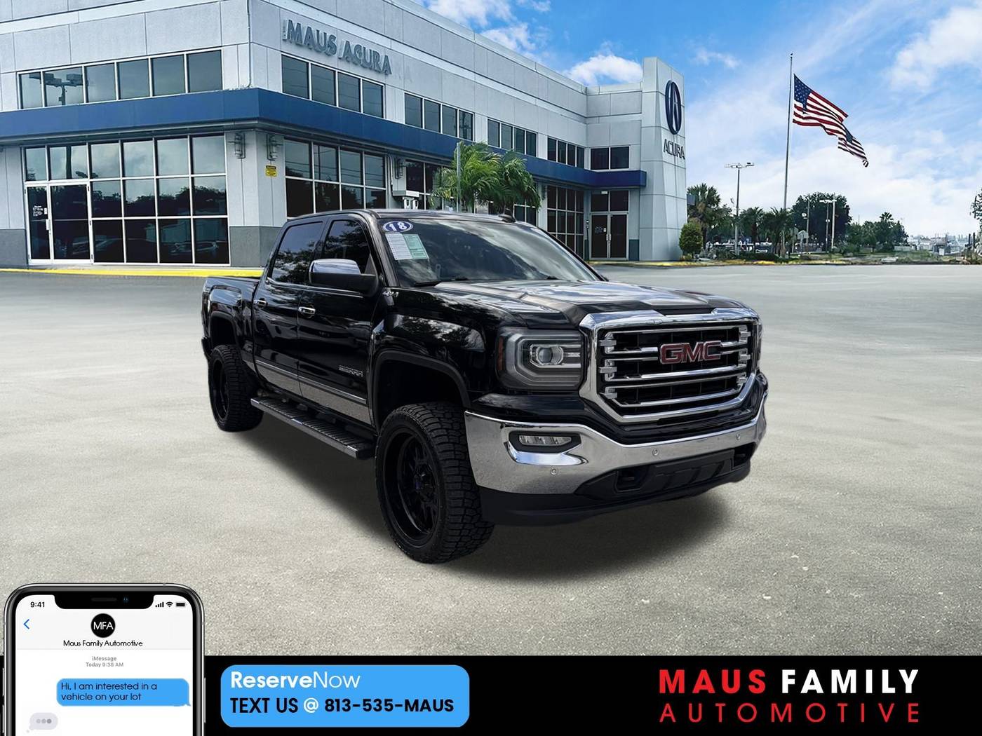2018 GMC Sierra 1500 SLT — Pickup Truck — 83,994 mi — Tampa, FL