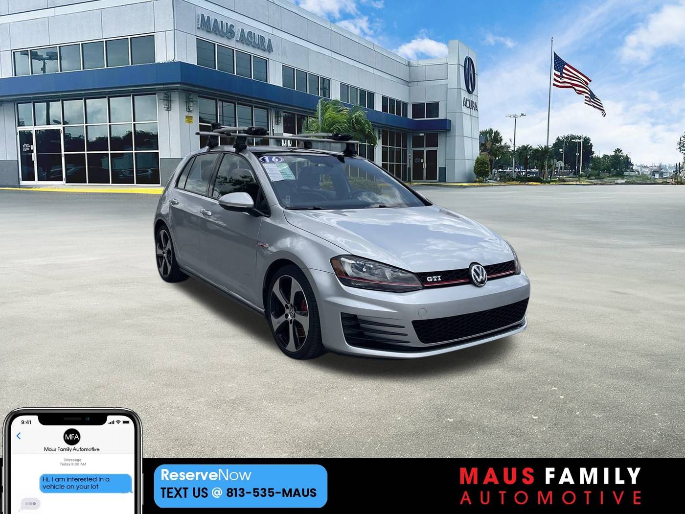 2016 Volkswagen Golf GTI SE — Hatchback — 33,161 mi — Tampa, FL