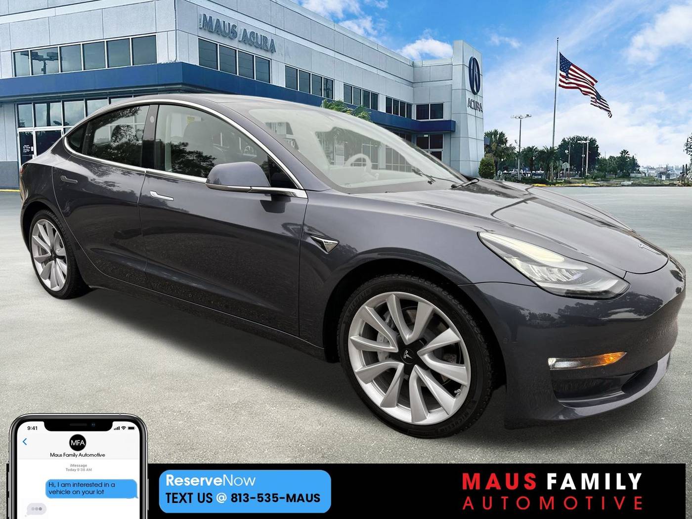 2020 Tesla Model 3 Long Range — Sedan — 39,126 mi — Tampa, FL