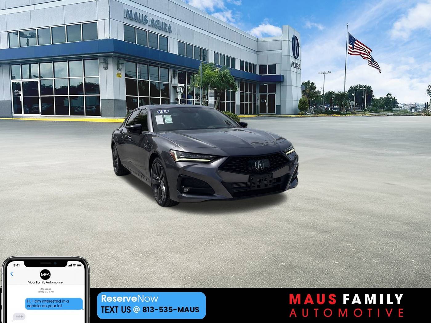 2023 Acura TLX A-Spec Package — Sedan — 33,343 mi — Tampa, FL