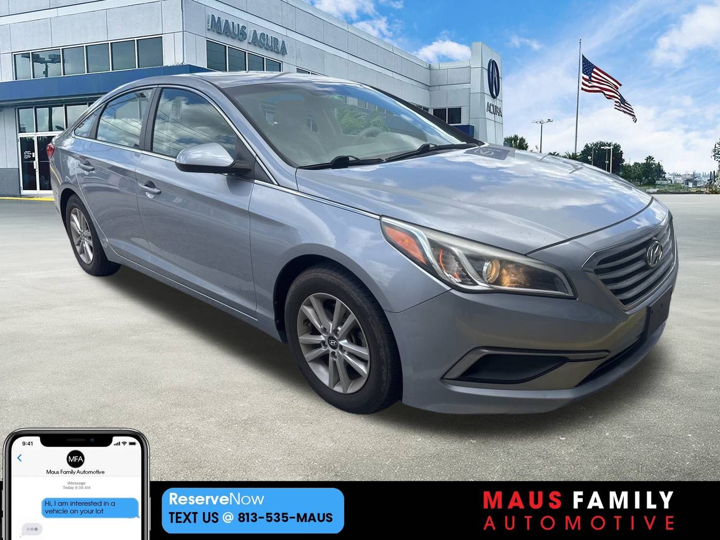 2017 Hyundai Sonata Base — Sedan — 59,506 mi — Tampa, FL