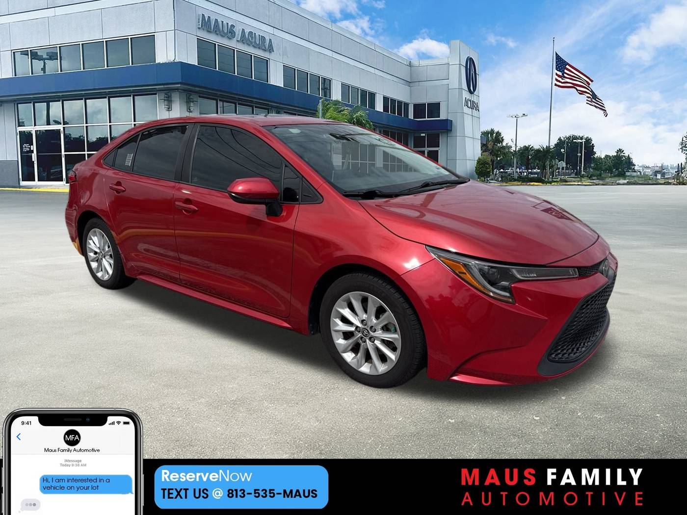 2020 Toyota Corolla LE — Sedan — 53,945 mi — Tampa, FL