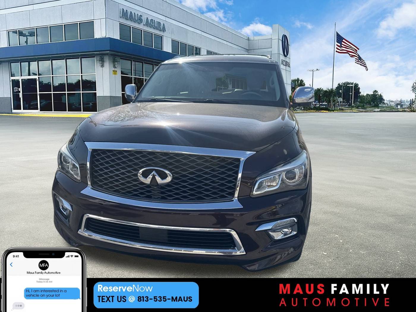 2016 INFINITI QX80 Standard — SUV — 132,000 mi — Tampa, FL