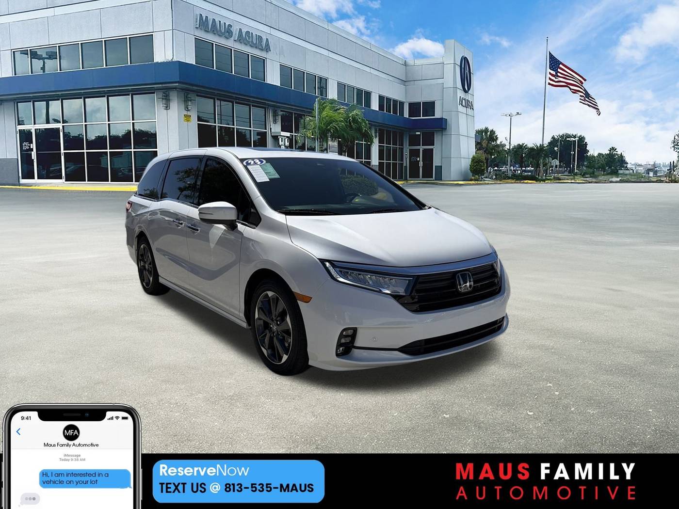 2023 Honda Odyssey Elite — Minivan — 22,861 mi — Tampa, FL
