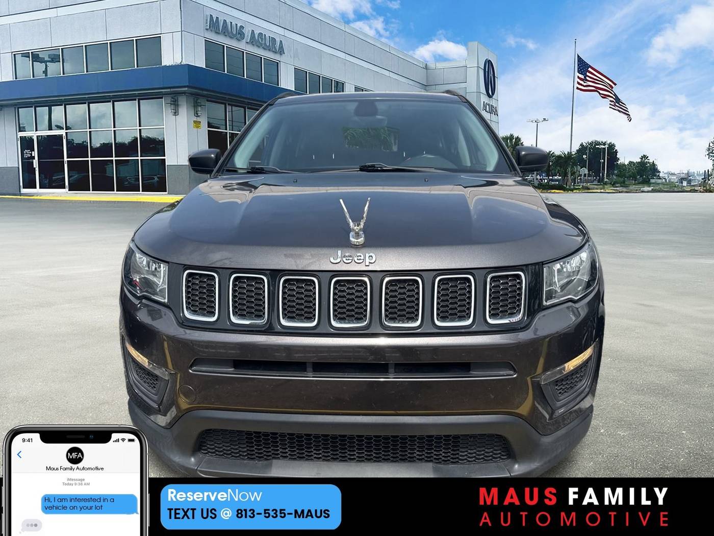 2018 Jeep Compass Sport — SUV — 64,655 mi — Tampa, FL