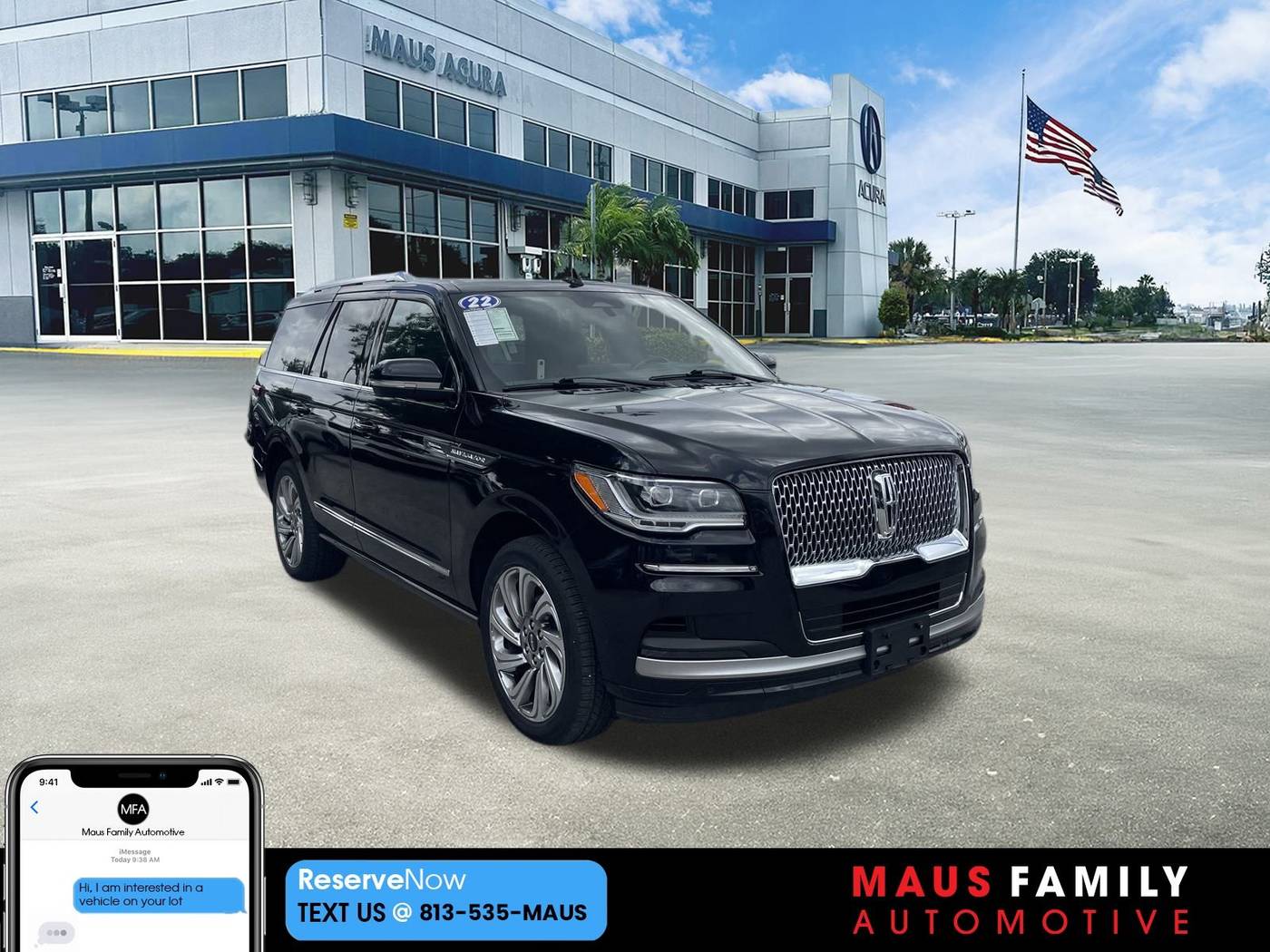 2022 Lincoln Navigator Reserve — SUV — 55,453 mi — Tampa, FL