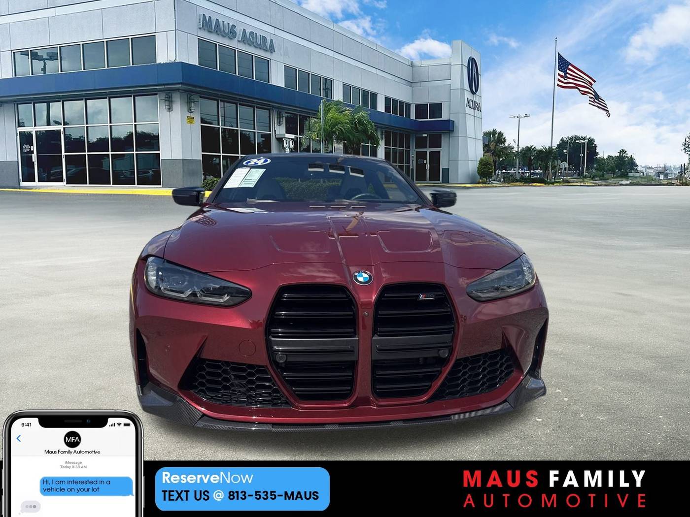 2024 BMW M4 Competition — Coupe — 11,103 mi — Tampa, FL