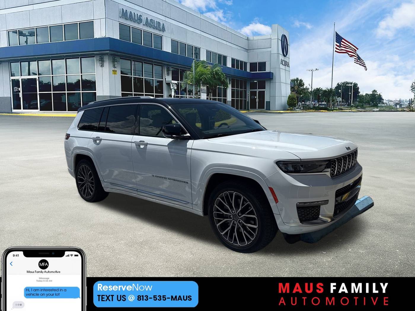 2023 Jeep Grand Cherokee Summit Reserve — SUV — 17,668 mi — Tampa, FL