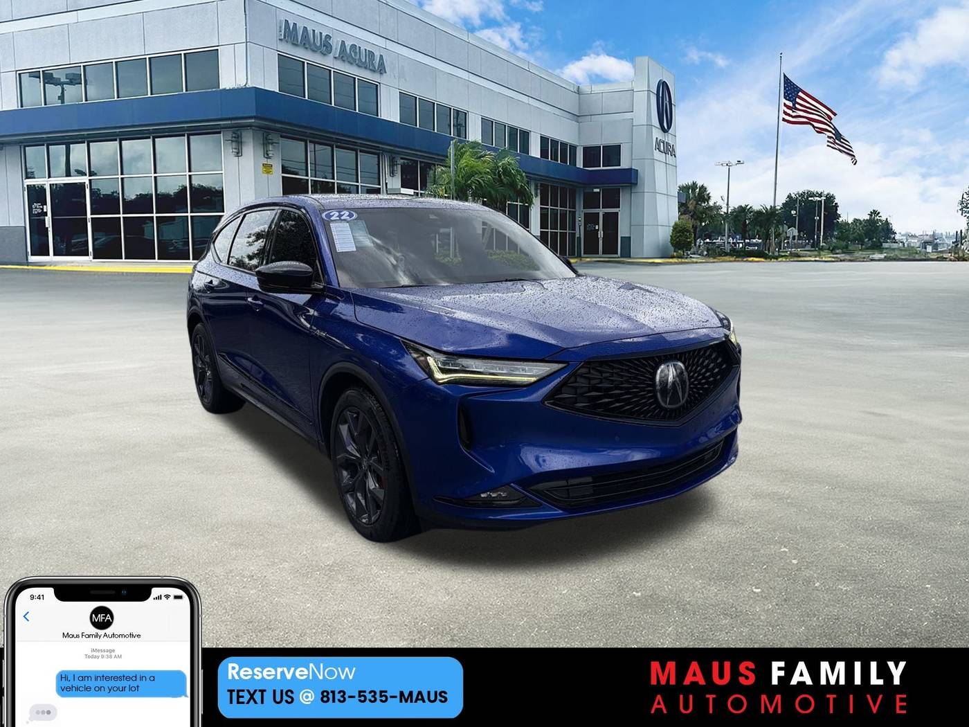 2022 Acura MDX A-Spec Package — SUV — 64,850 mi — Tampa, FL