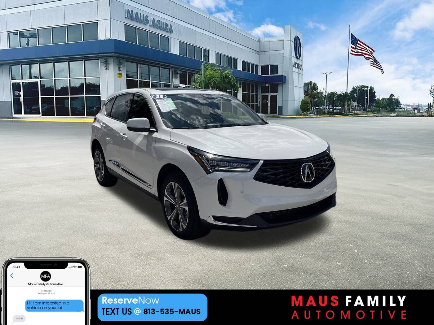2025 Acura RDX Technology Package — SUV — 3,329 mi — Tampa, FL