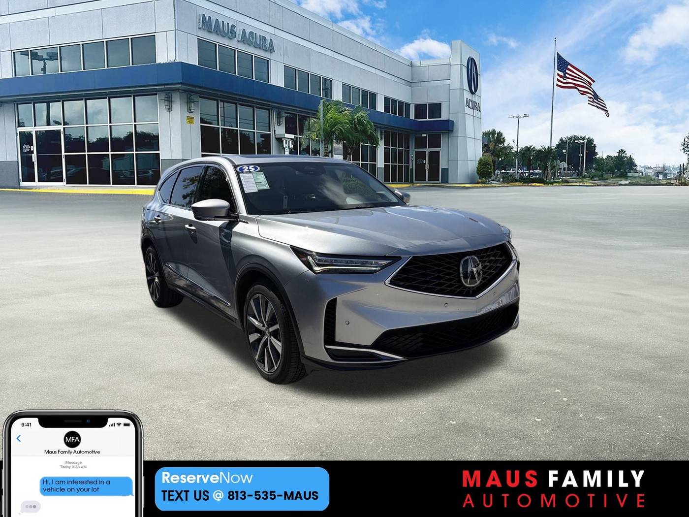 2025 Acura MDX Technology Package — SUV — 7,627 mi — Tampa, FL