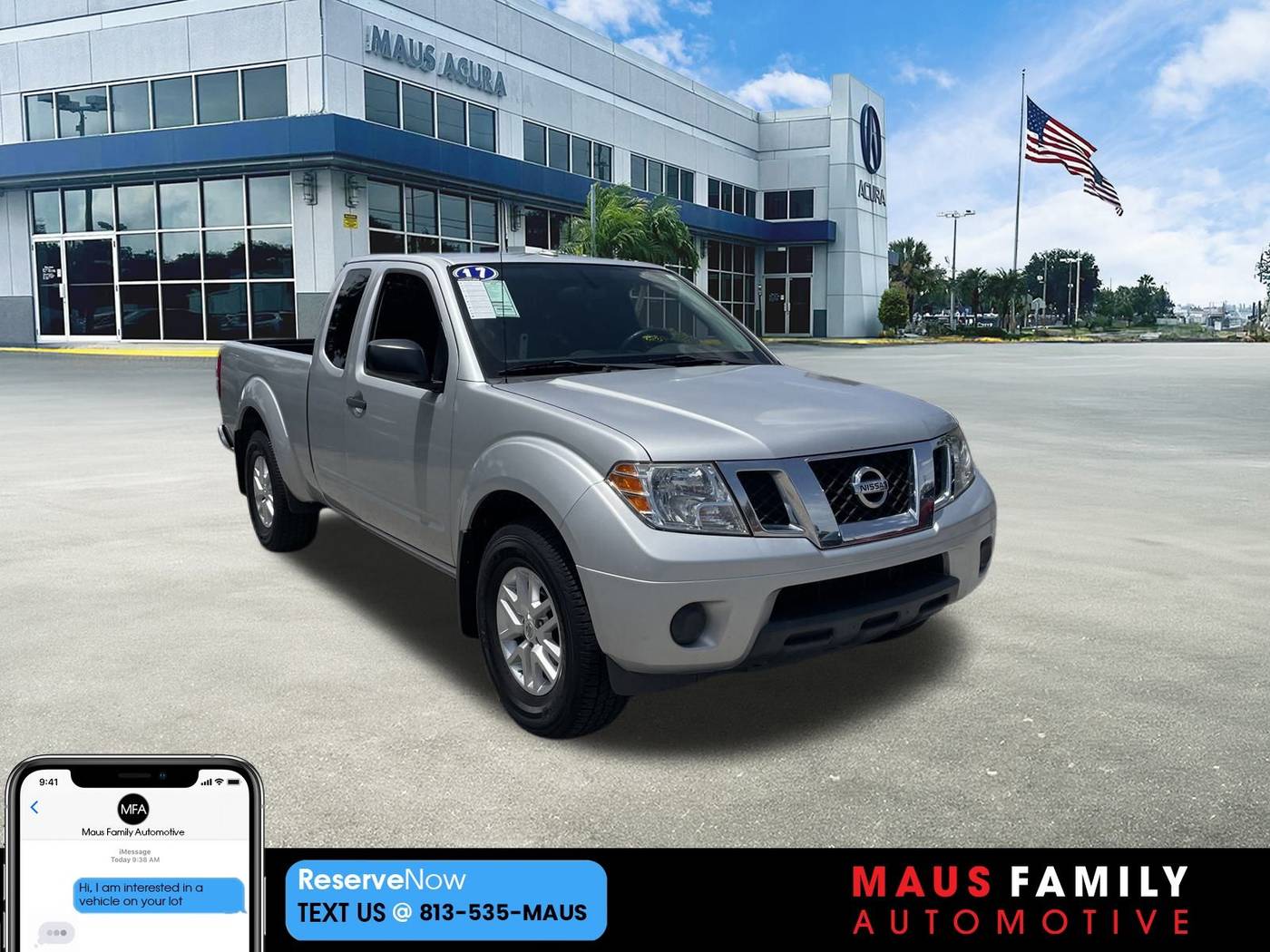 2017 Nissan Frontier SV — Pickup Truck — 64,719 mi — Tampa, FL