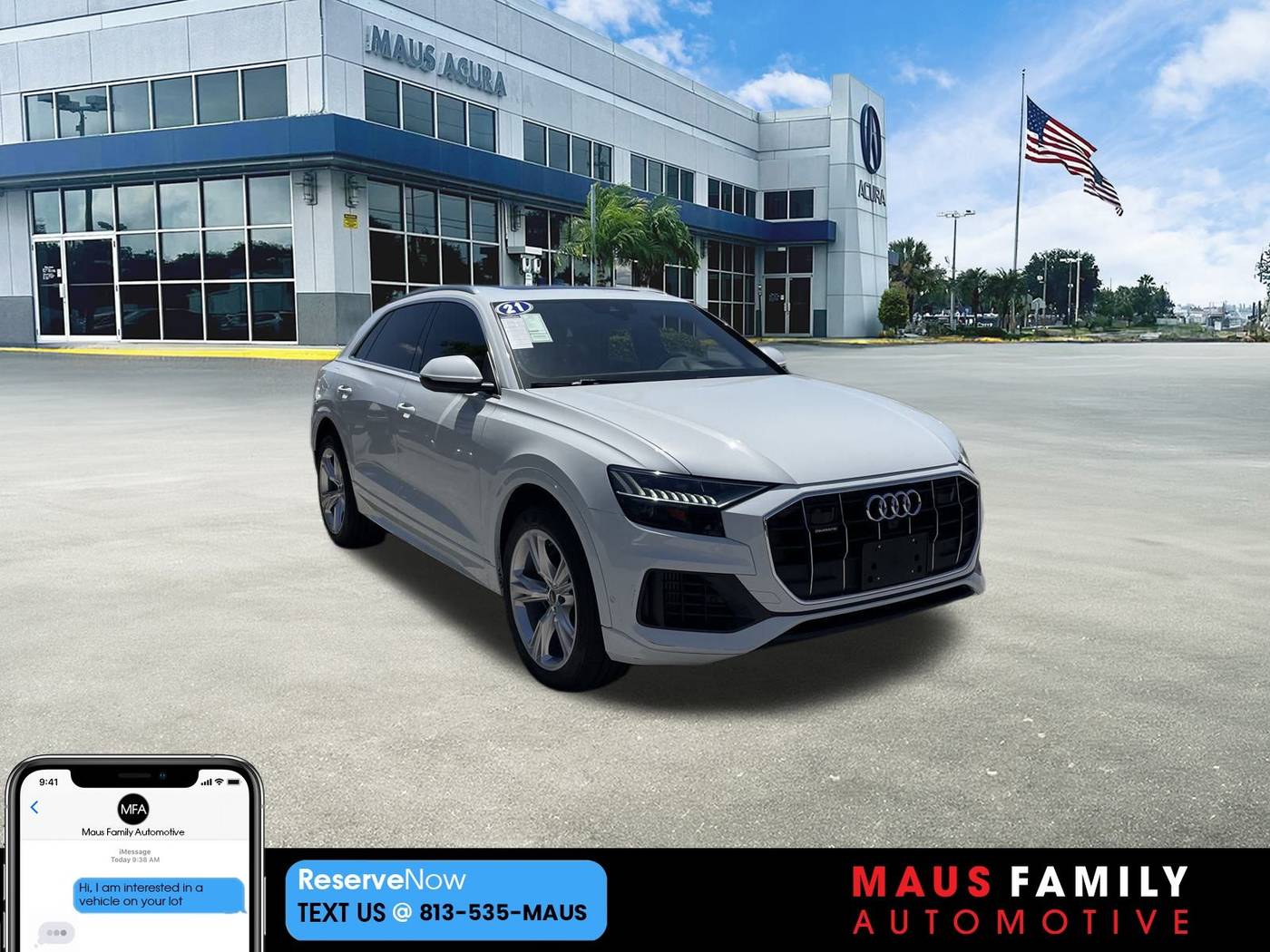 2021 Audi Q8 Prestige — SUV — 45,683 mi — Tampa, FL