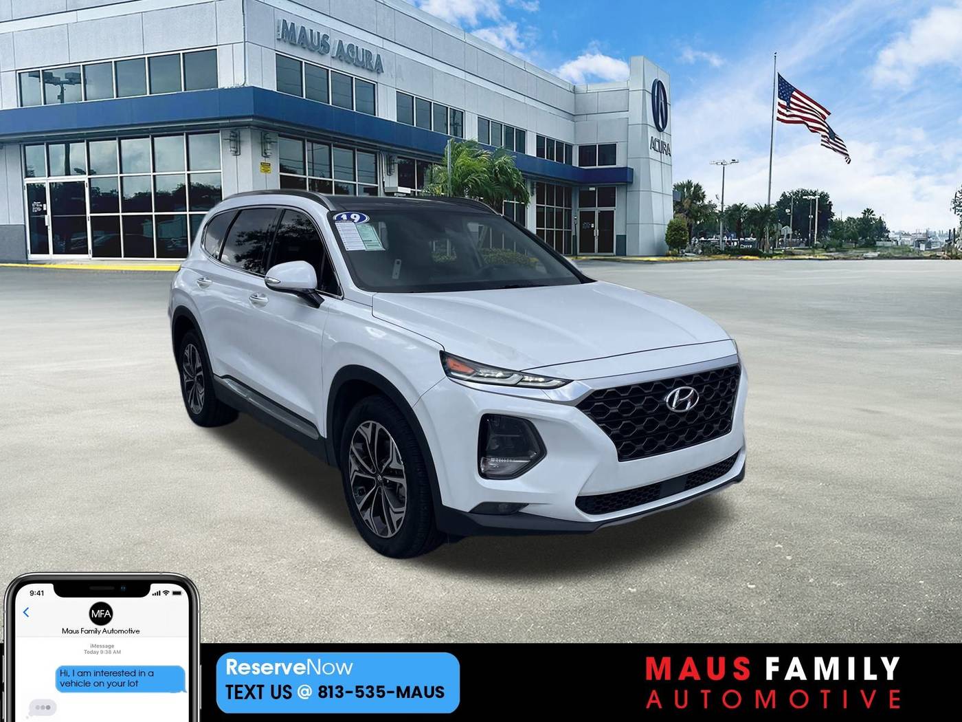 2019 Hyundai Santa Fe Limited — SUV — 72,772 mi — Tampa, FL