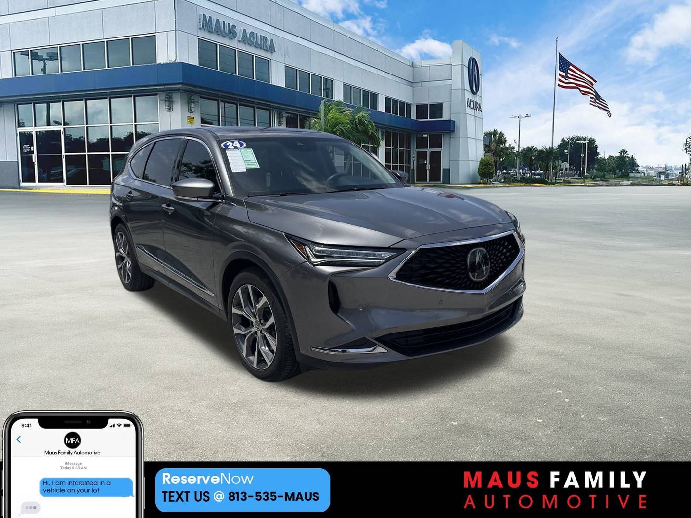 2024 Acura MDX Technology Package — SUV — 21,619 mi — Tampa, FL