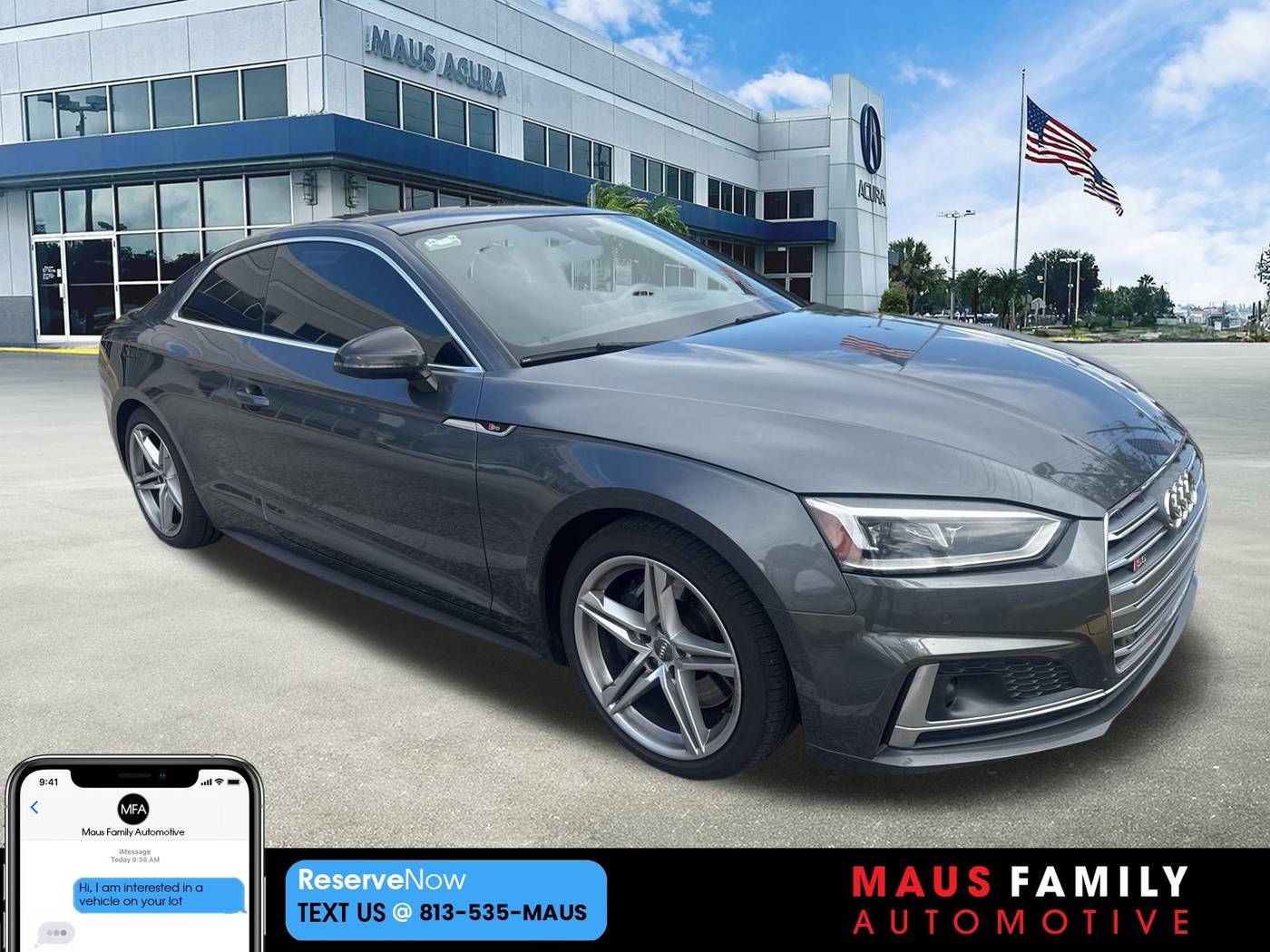 2018 Audi S5 Prestige — Coupe — 53,783 mi — Tampa, FL