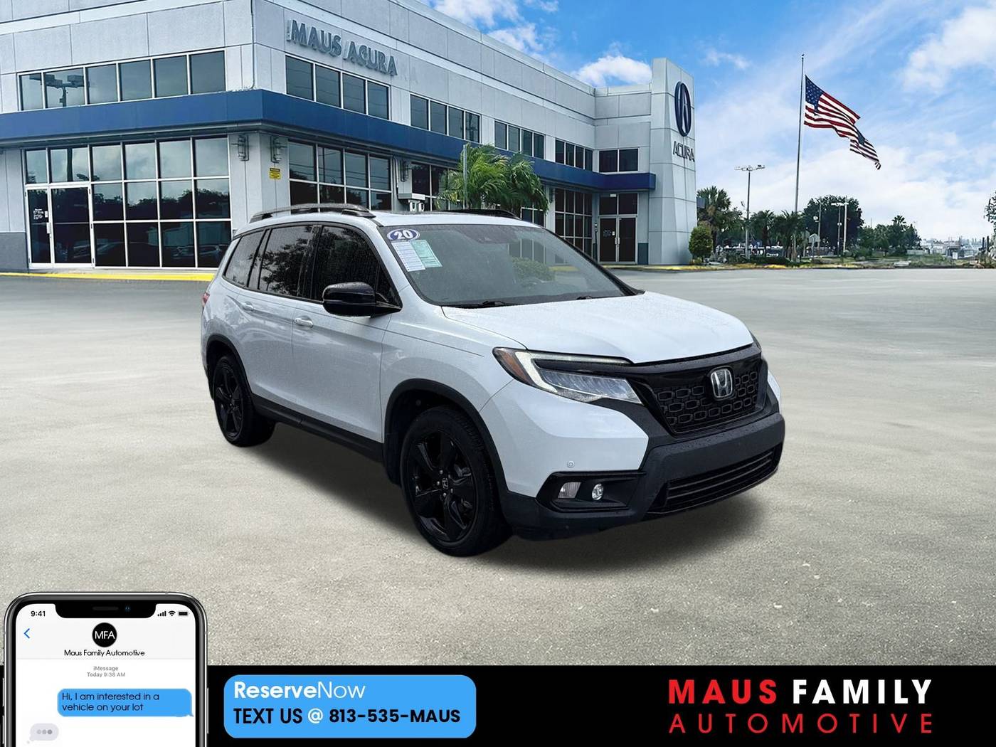 2020 Honda Passport Elite — SUV — 40,022 mi — Tampa, FL
