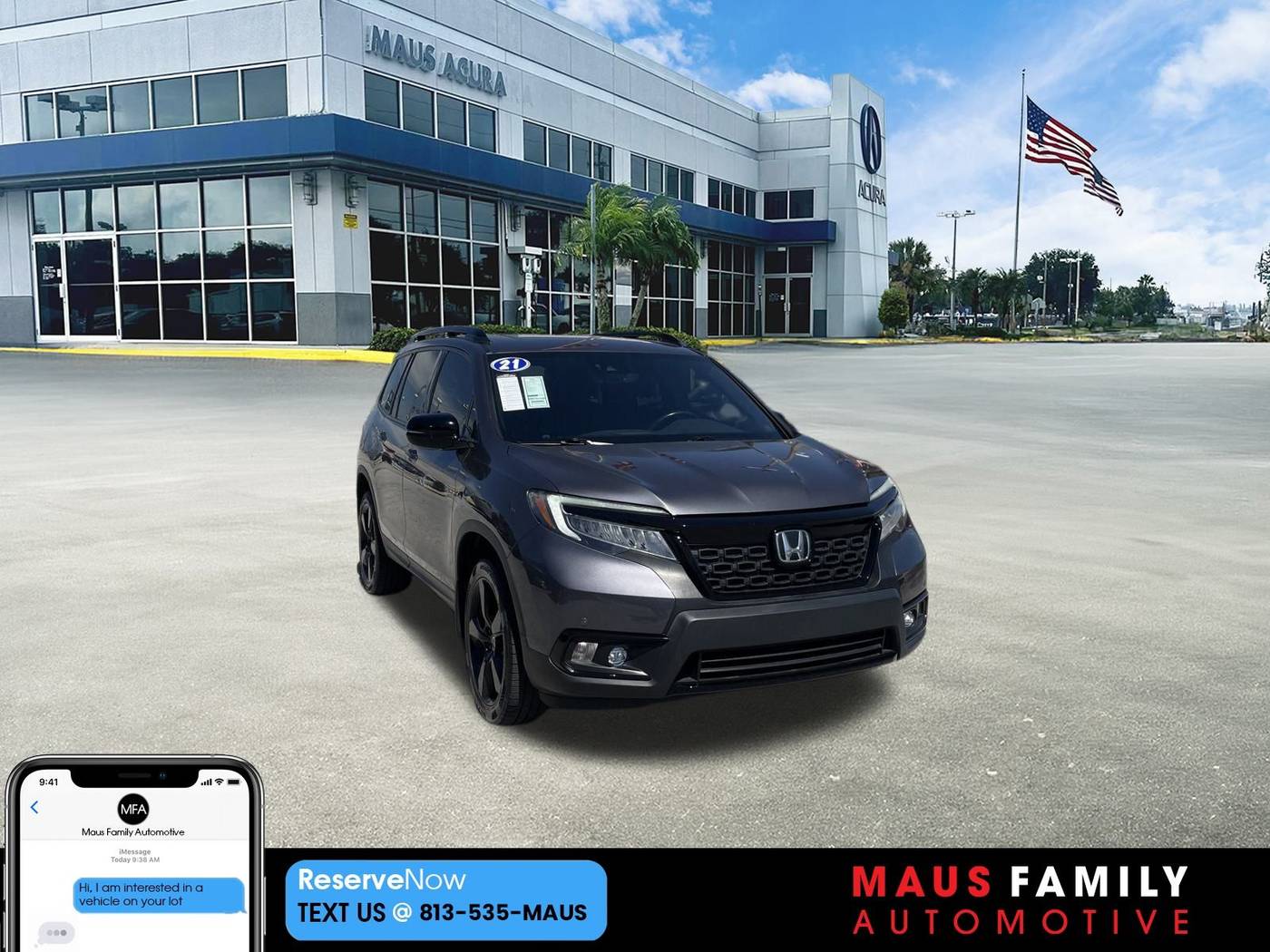 2021 Honda Passport Elite — SUV — 82,649 mi — Tampa, FL