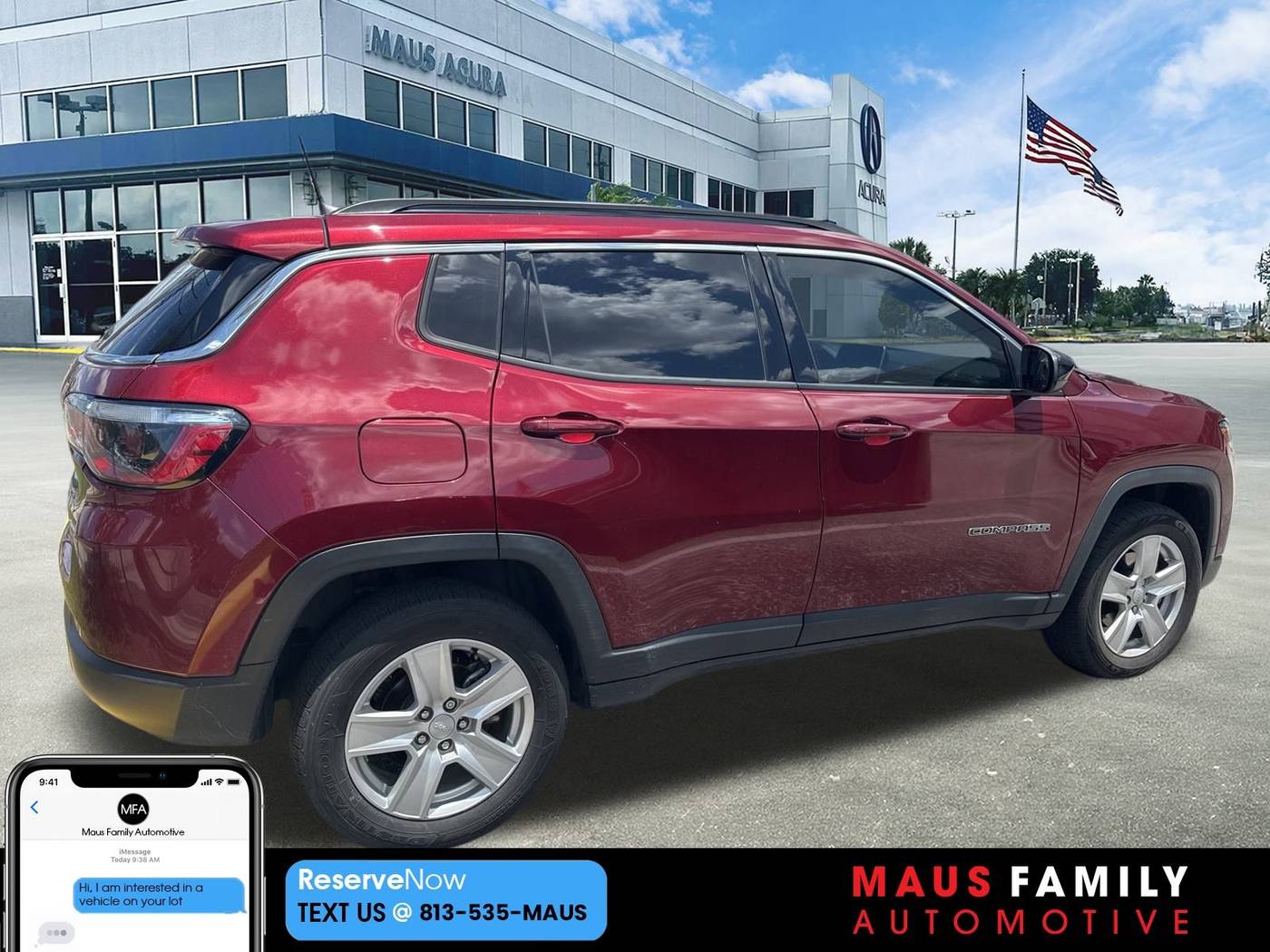2022 Jeep Compass Latitude — SUV — 26,475 mi — Tampa, FL