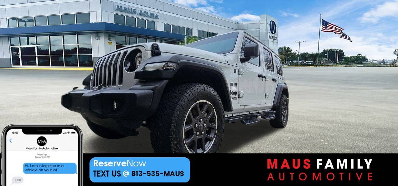 2021 Jeep Wrangler Sport S — SUV — 54,318 mi — Tampa, FL