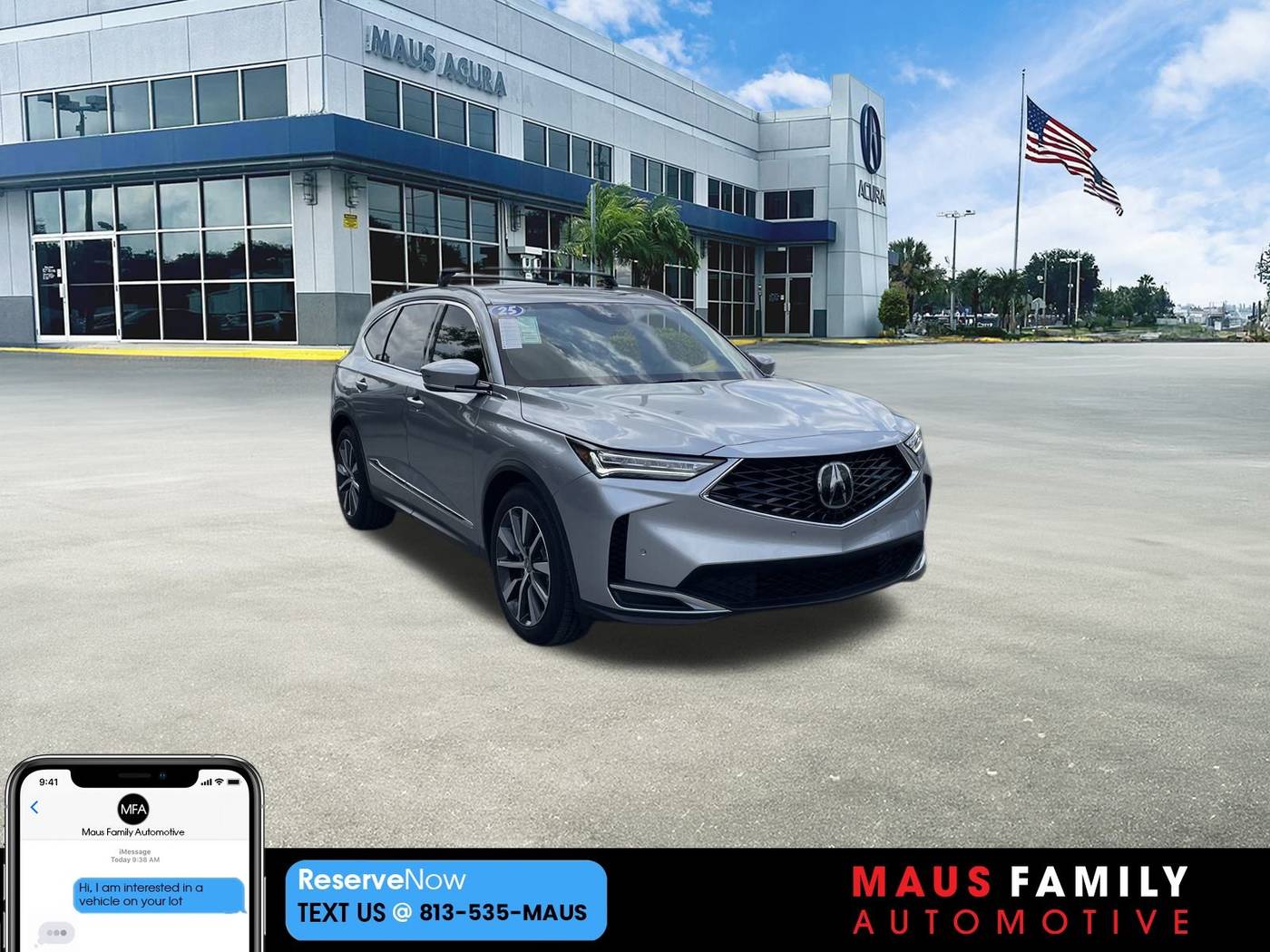 2025 Acura MDX Technology Package — SUV — 4,472 mi — Tampa, FL
