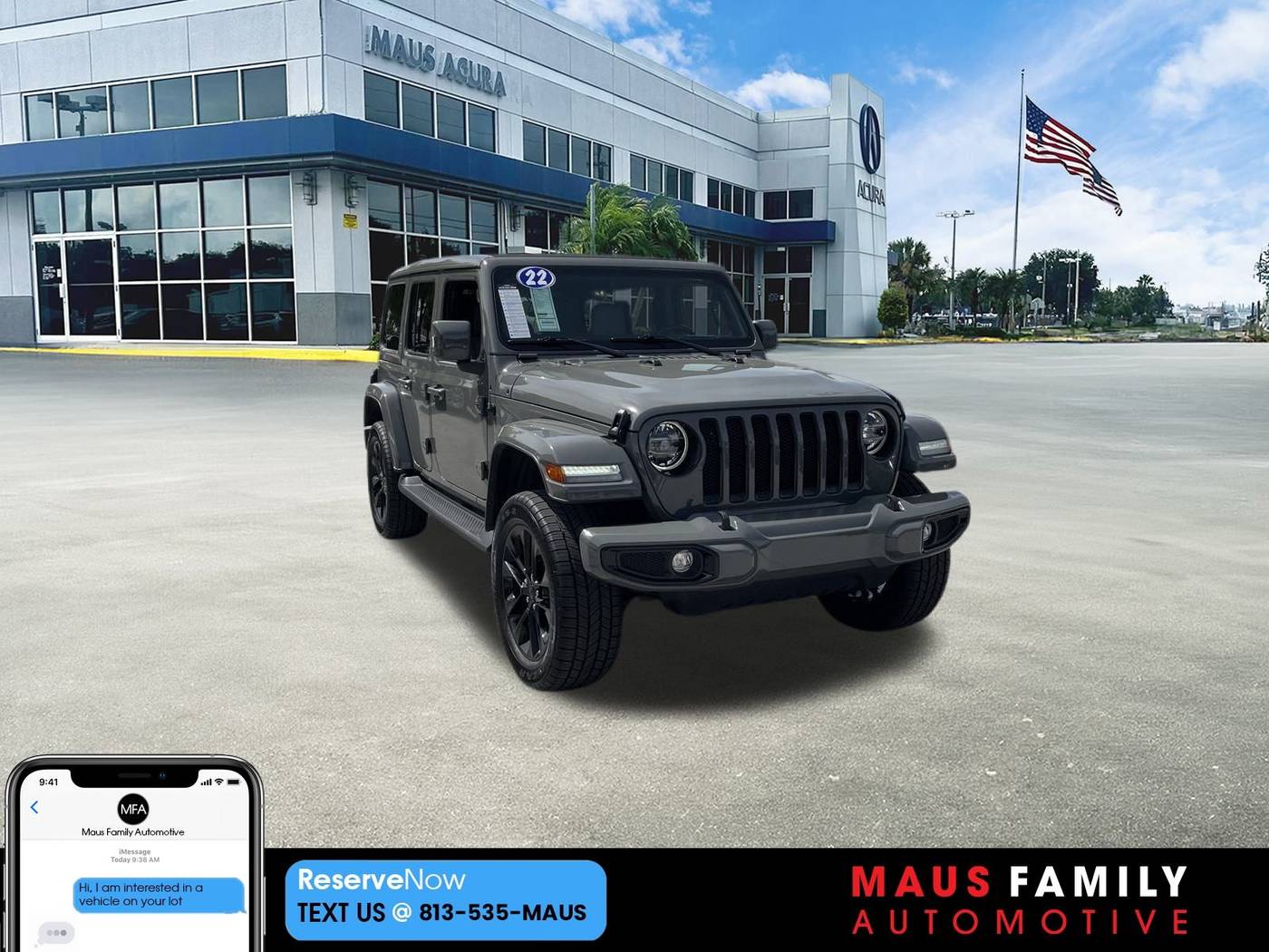 2022 Jeep Wrangler High Altitude — SUV — 40,899 mi — Tampa, FL